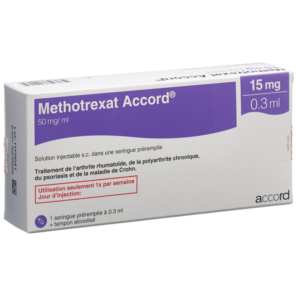 METHOTREXATE Accord 15 mg/0.3ml, Bild 2 von 2