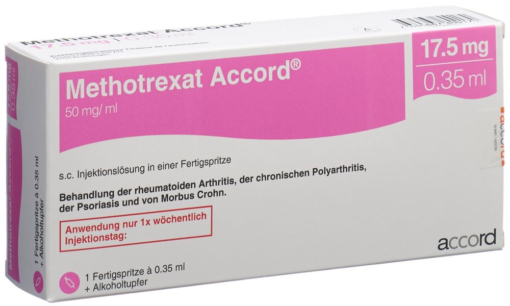 METHOTREXATE Accord 17.5 mg/0.35ml, Hauptbild