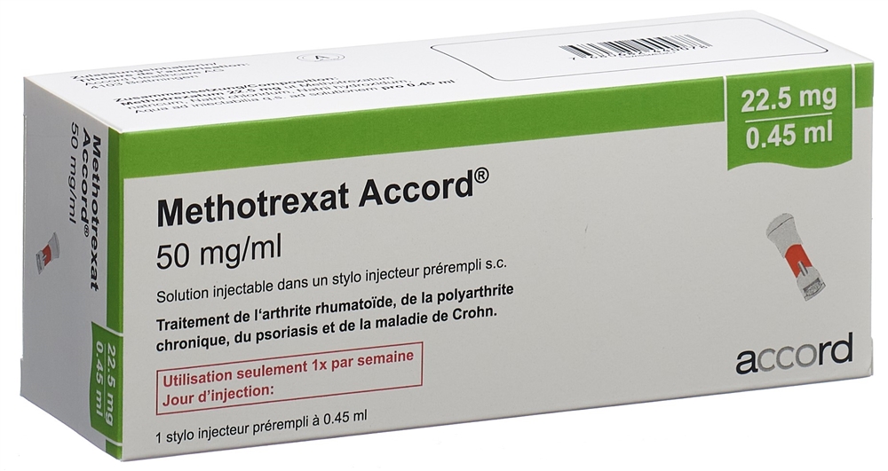 METHOTREXATE Accord 22.5 mg/0.45ml, Bild 2 von 2