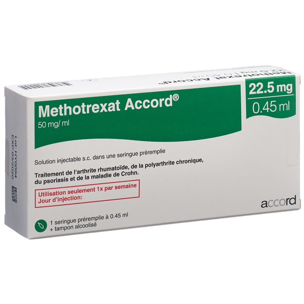 METHOTREXATE Accord 22.5 mg/0.45ml, Bild 2 von 2