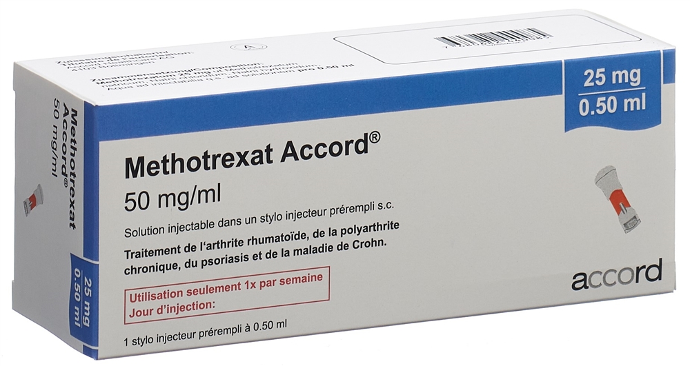 METHOTREXATE Accord 25 mg/0.5ml, Bild 2 von 2