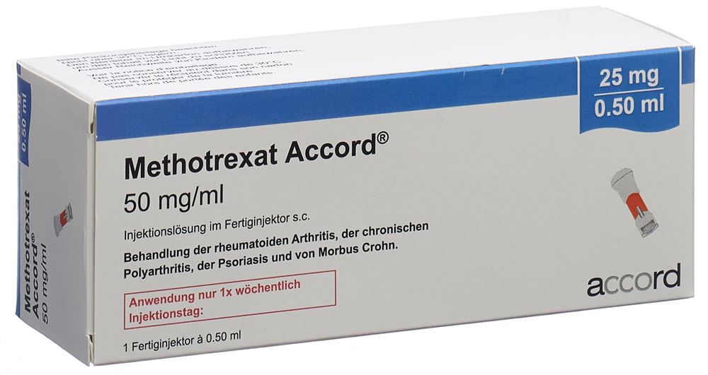 METHOTREXATE Accord 25 mg/0.5ml, Hauptbild