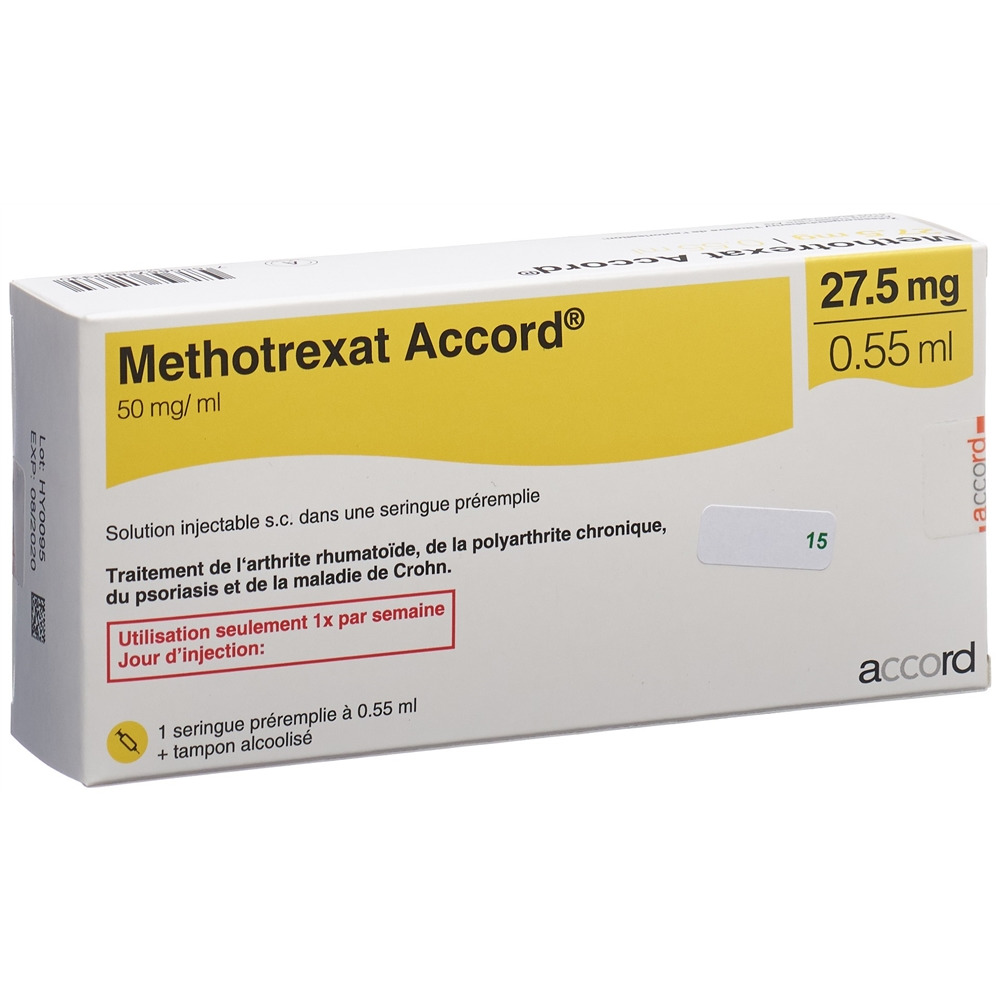 METHOTREXATE Accord 27.5 mg/0.55ml, Bild 2 von 2