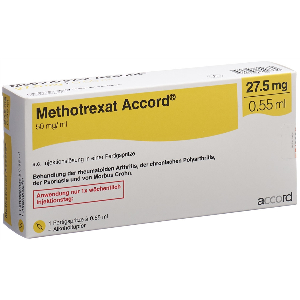 METHOTREXATE Accord 27.5 mg/0.55ml, Hauptbild