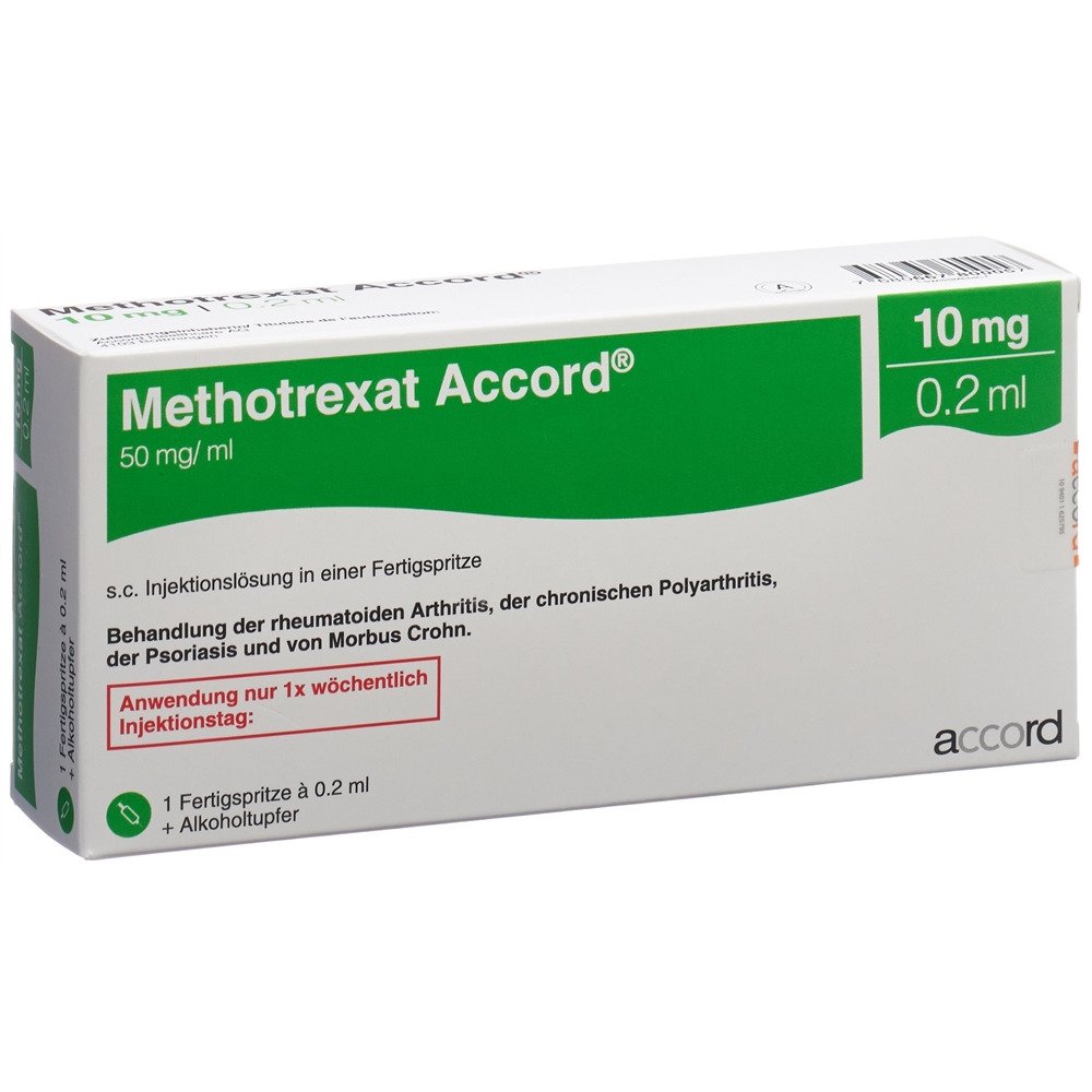 METHOTREXATE Accord 10 mg/0.2ml, image principale