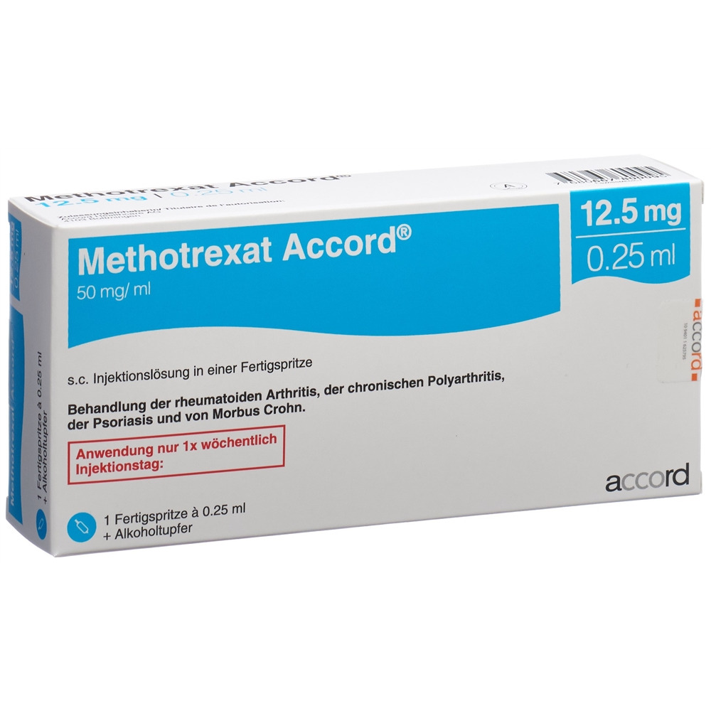 METHOTREXATE Accord 12.5 mg/0.25ml, image principale