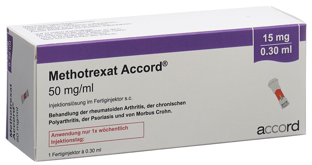 METHOTREXATE Accord 15 mg/0.3ml, image principale