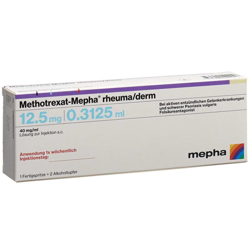 METHOTREXATE rheuma/derm 12.5 mg/0.3125ml, Hauptbild