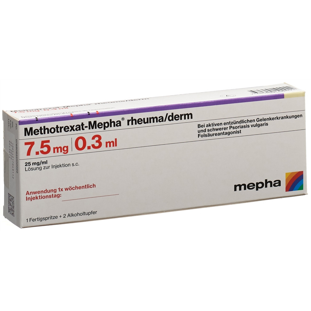 METHOTREXATE rheuma/derm 7.5 mg/0.3ml, Hauptbild