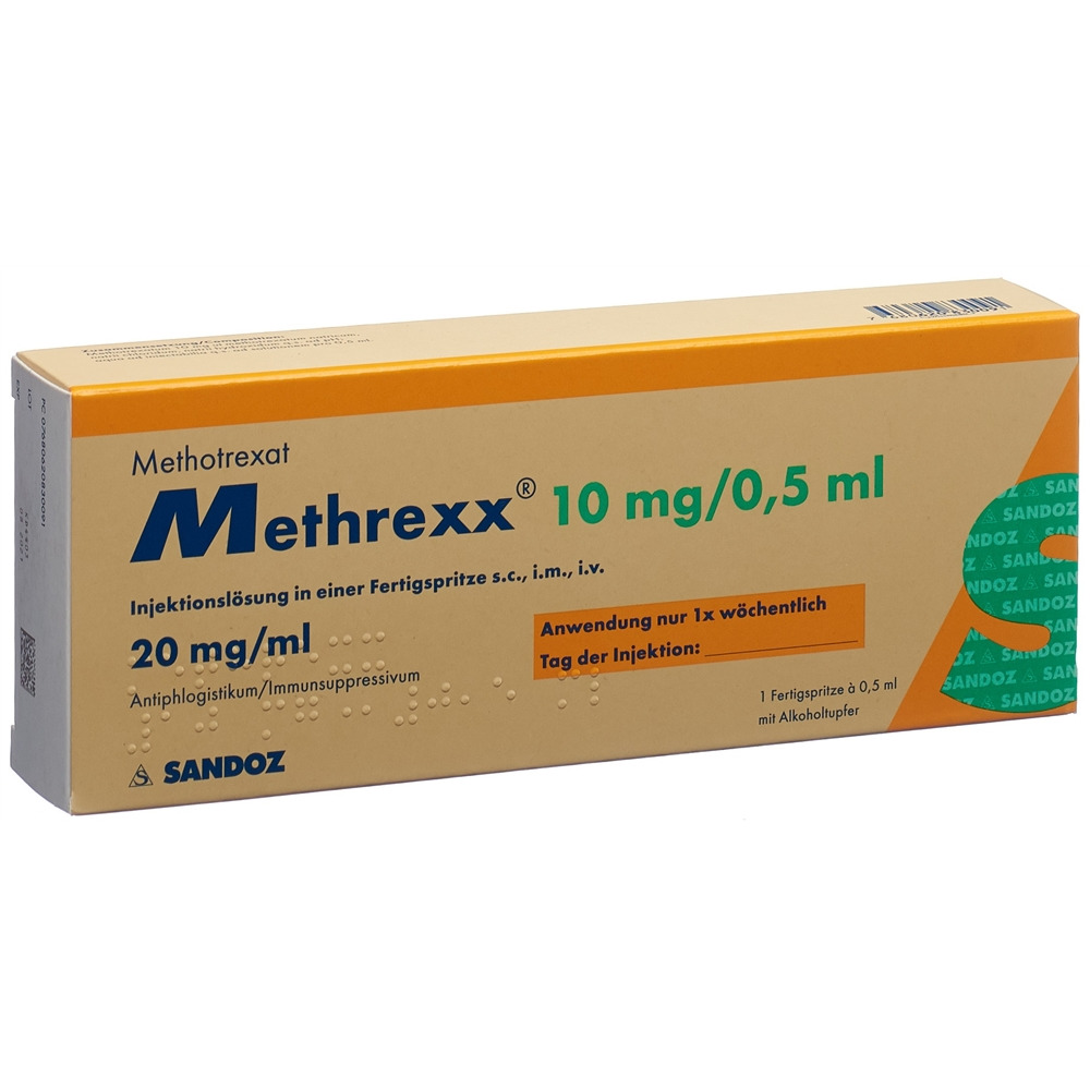 METHREXX Inj Lös 10 mg/0.5ml Fertspr 0.5 ml, Hauptbild