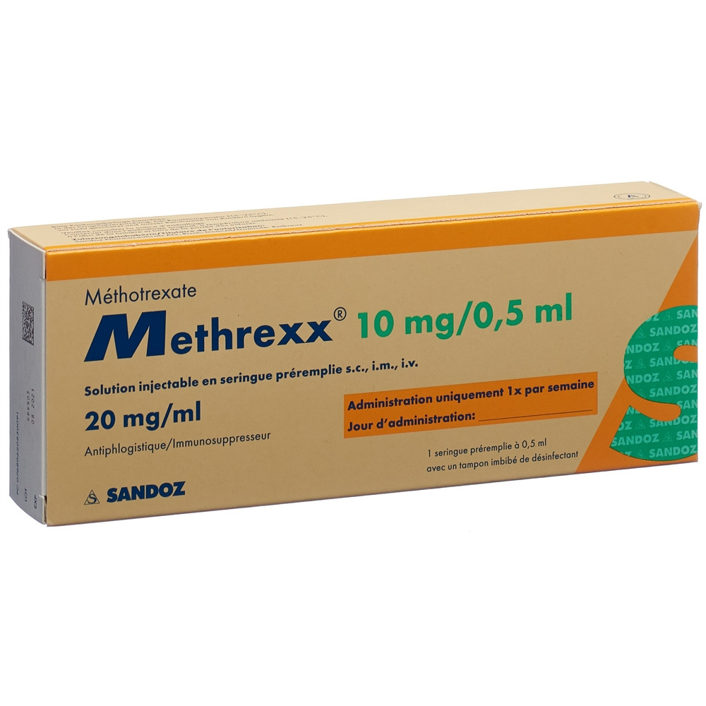 METHREXX sol inj 10 mg/0.5ml ser pré 0.5 ml, image 2 sur 2