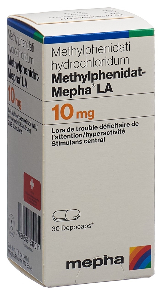 METHYLPHENIDATE LA 10 mg, image 2 sur 2