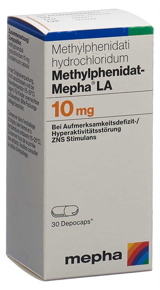 METHYLPHENIDATE LA 10 mg, image principale