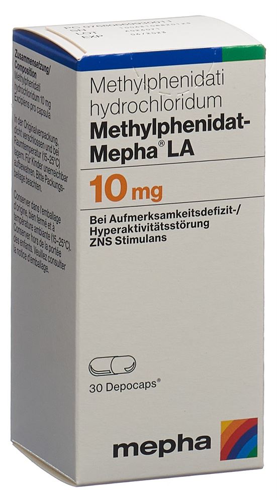 METHYLPHENIDATE LA 10 mg, Hauptbild