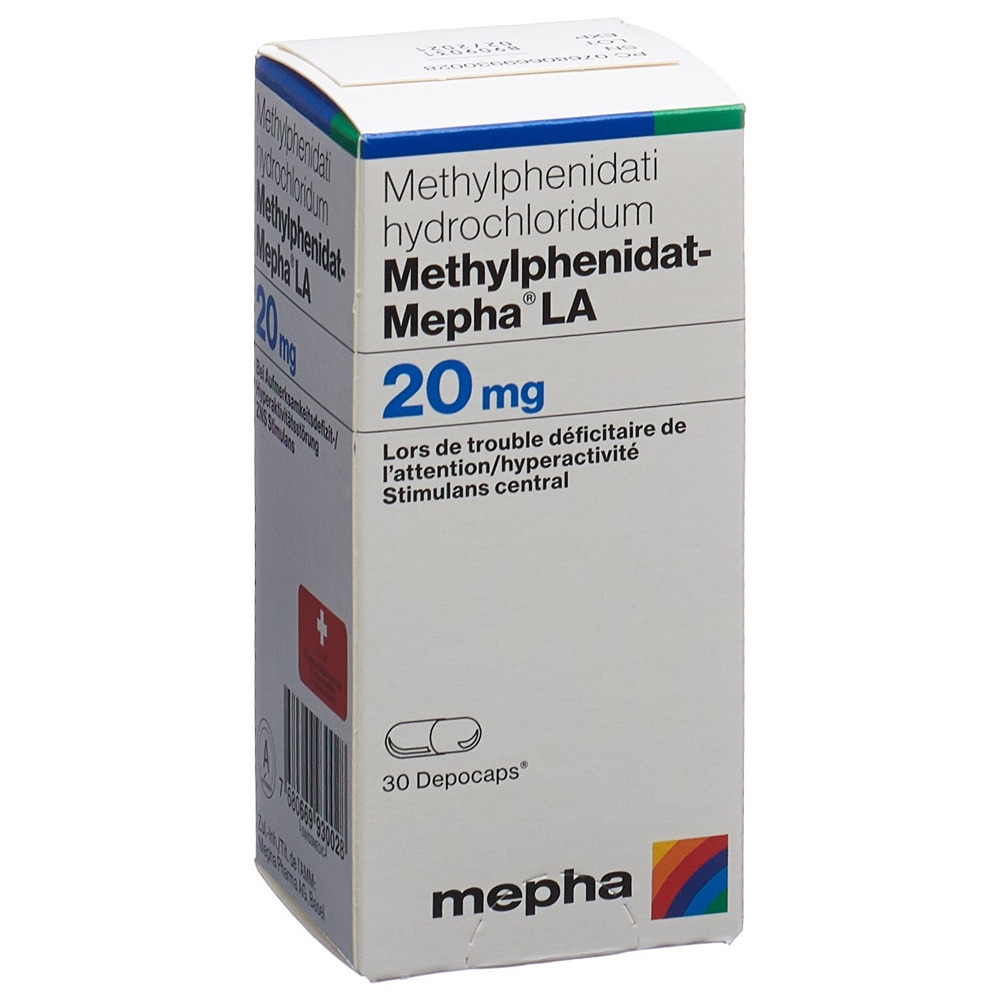 METHYLPHENIDATE LA 20 mg, image 2 sur 2