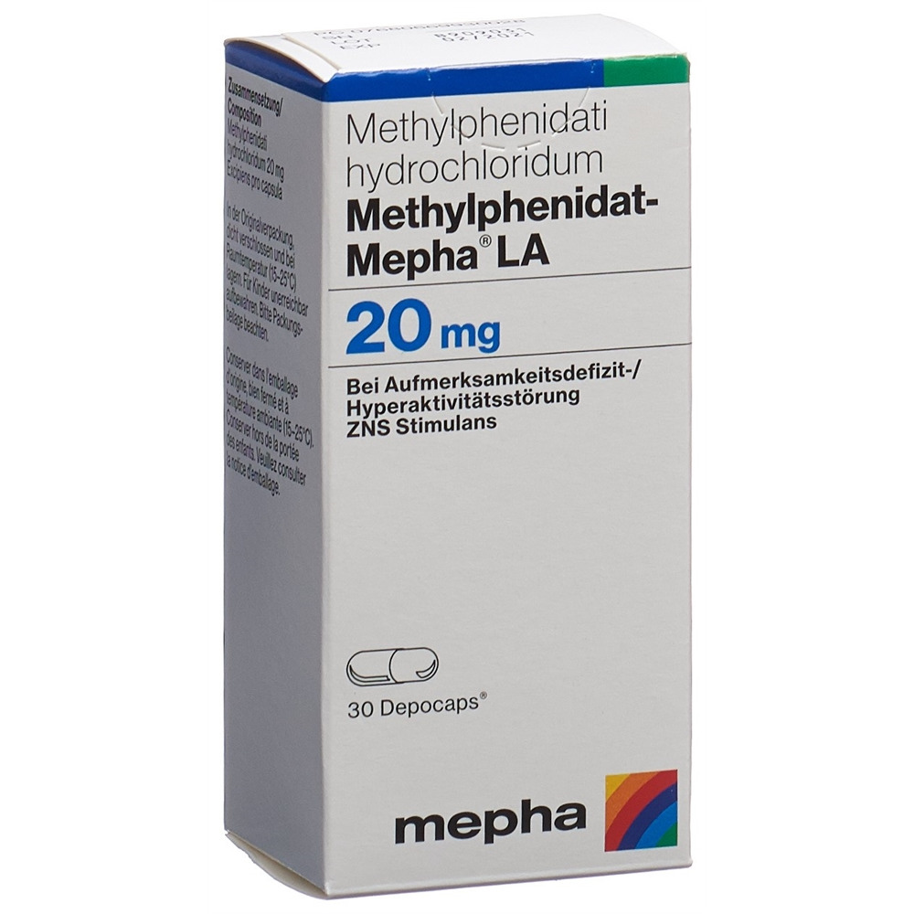 METHYLPHENIDATE LA 20 mg, image principale