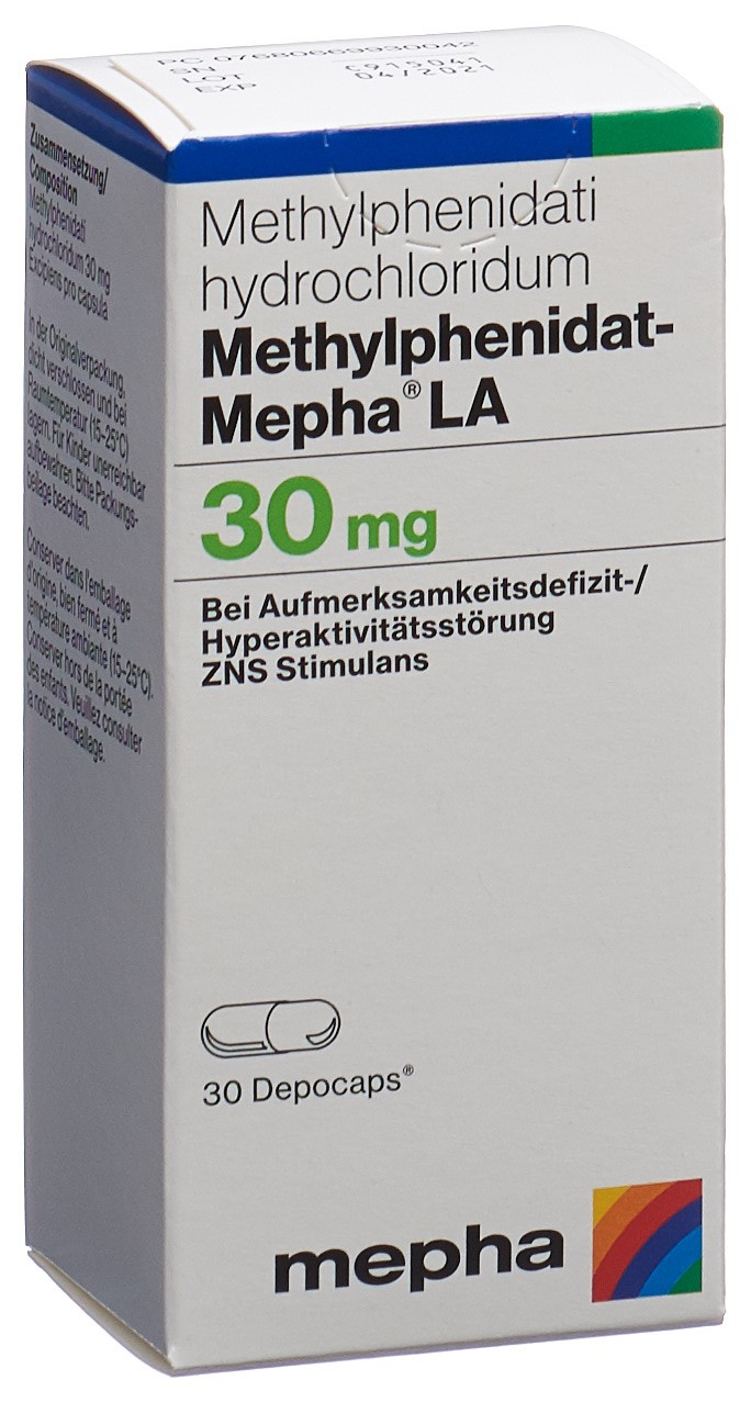 METHYLPHENIDATE LA 30 mg, image principale