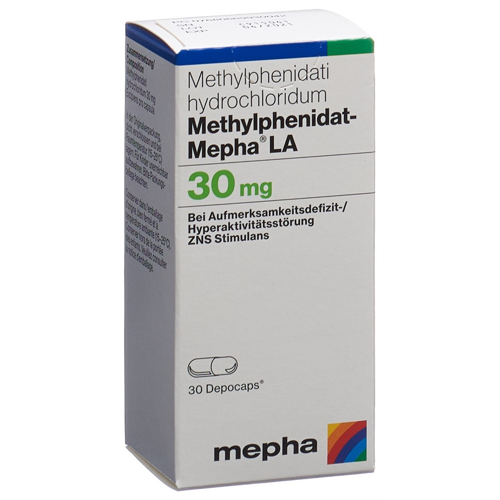 METHYLPHENIDATE LA 30 mg, image principale