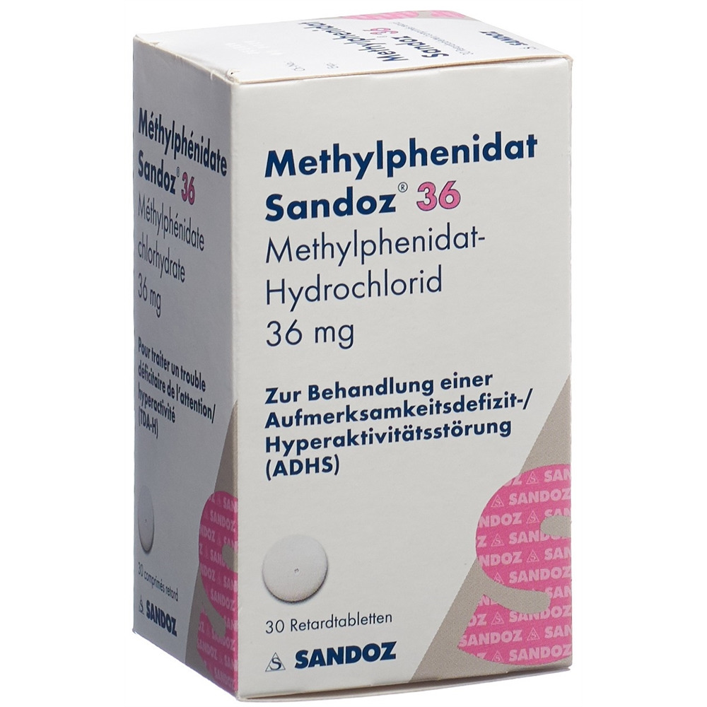 METHYLPHENIDATE Sandoz 36 mg, Hauptbild