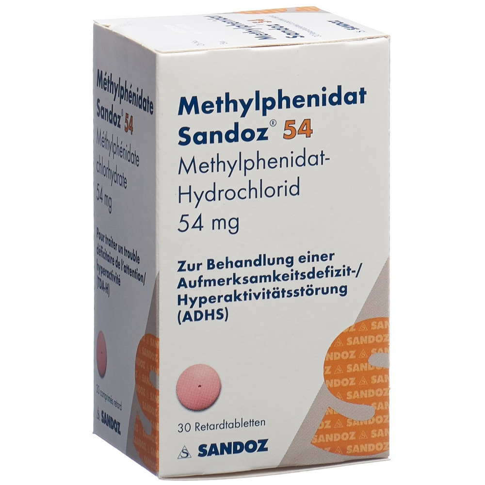 METHYLPHENIDATE Sandoz 54 mg, Hauptbild