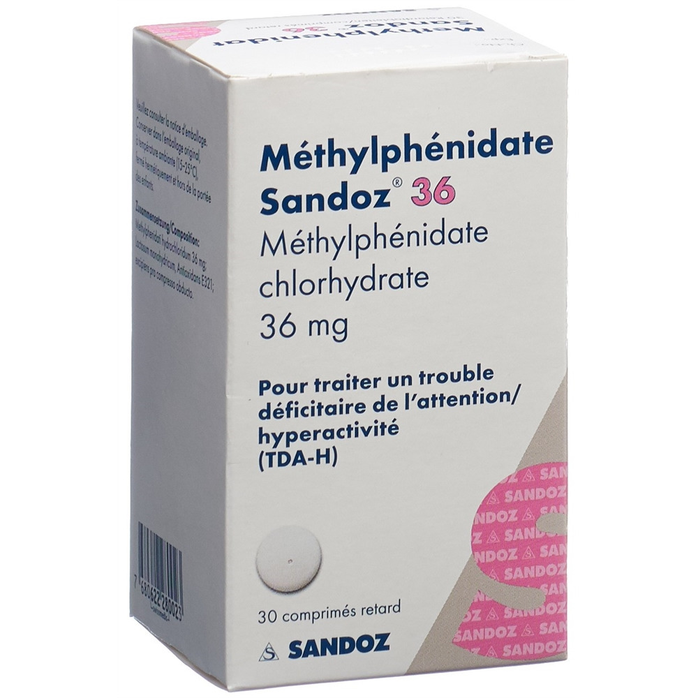 METHYLPHENIDATE Sandoz 36 mg, image 2 sur 2