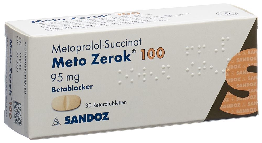 METO ZEROK Ret Tabl 100 mg Blist 30 Stk, Hauptbild