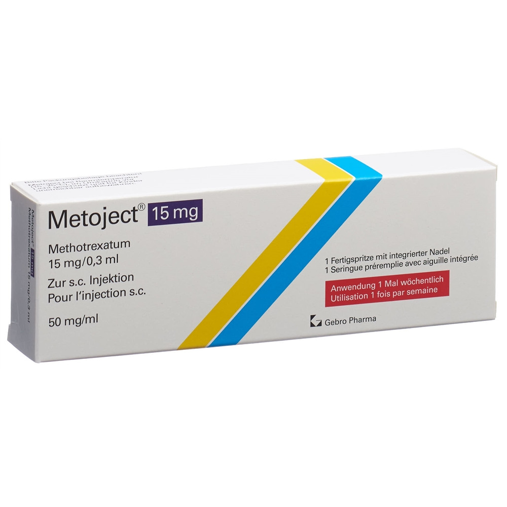 METOJECT Inj Lös 15 mg/0.3ml Fertspr 0.3 ml, Hauptbild