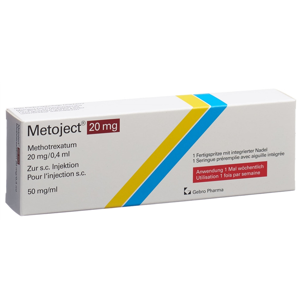 METOJECT Inj Lös 20 mg/0.4ml Fertspr 0.4 ml, Hauptbild