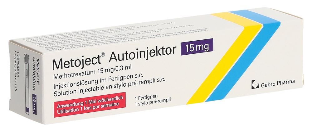 METOJECT sol inj 15 mg/0.3ml auto-injecteur stylo pré 1 pce | Commander ...