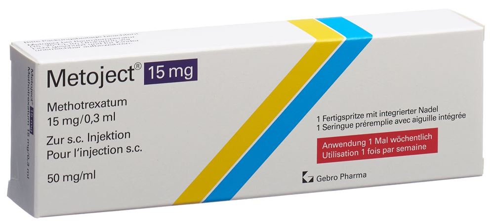 METOJECT sol inj 15 mg/0.3ml ser pré 0.3 ml, image principale