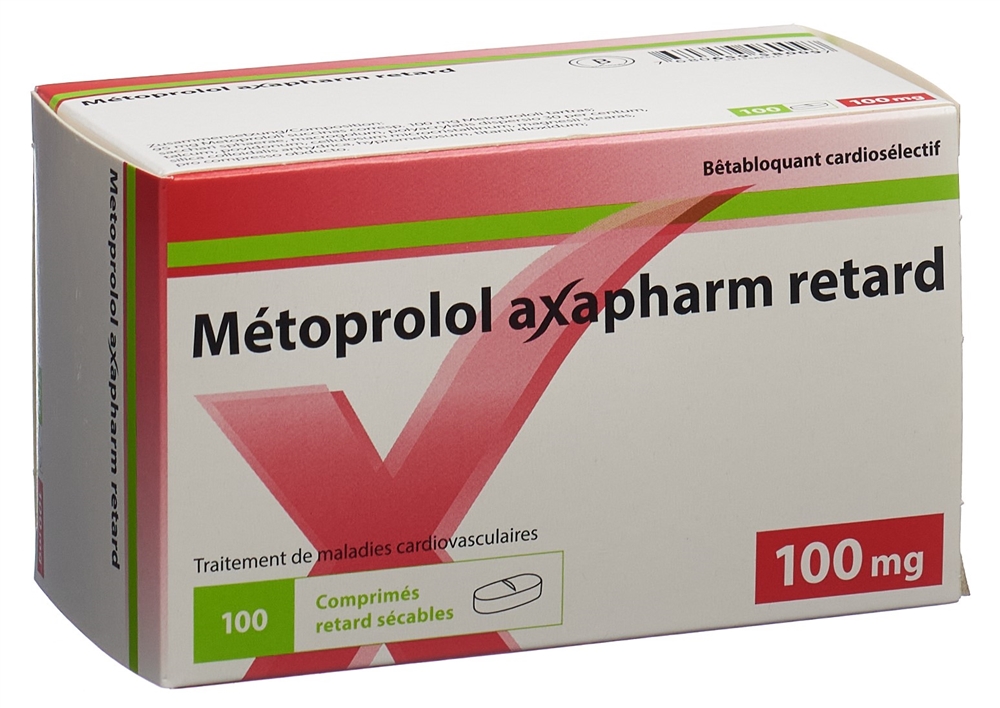 METOPROLOL Axapharm 100 mg, image 2 sur 2