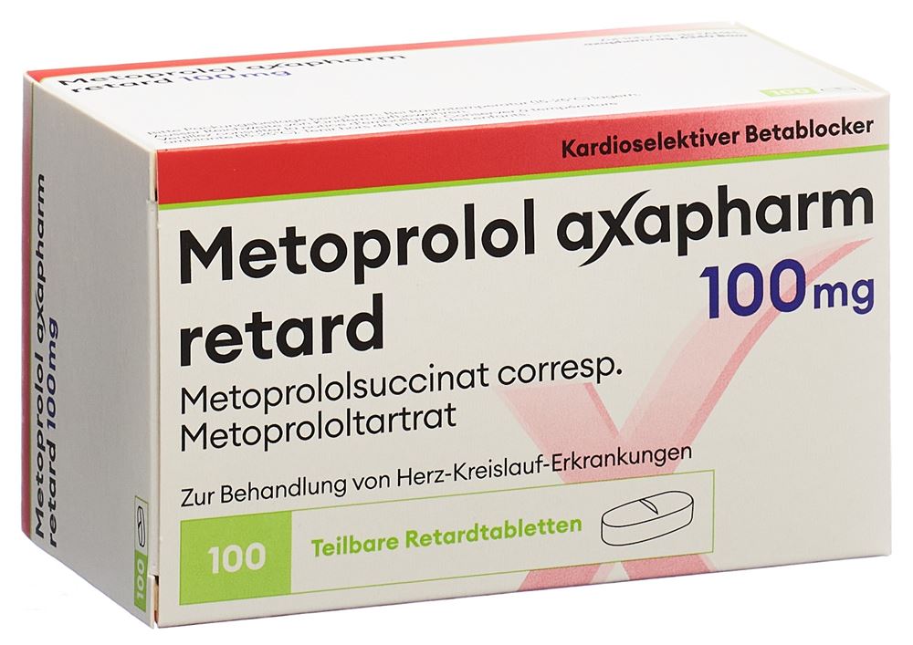 METOPROLOL Axapharm 100 mg, image principale