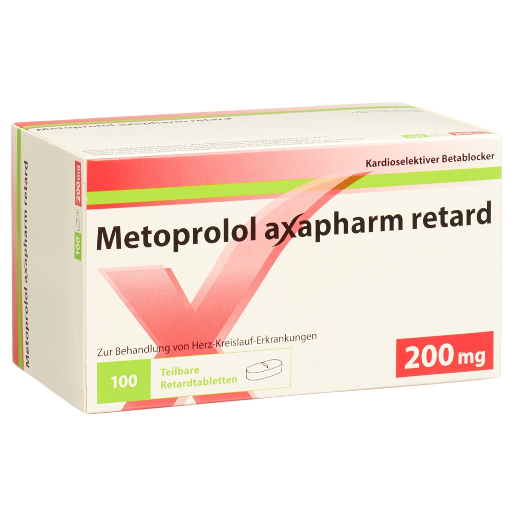 METOPROLOL Axapharm 200 mg, image principale