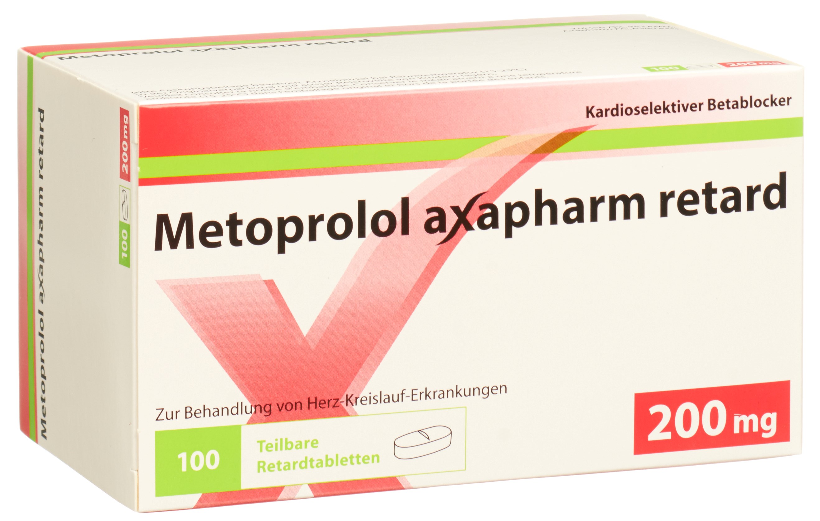 METOPROLOL Axapharm 200 mg, image principale