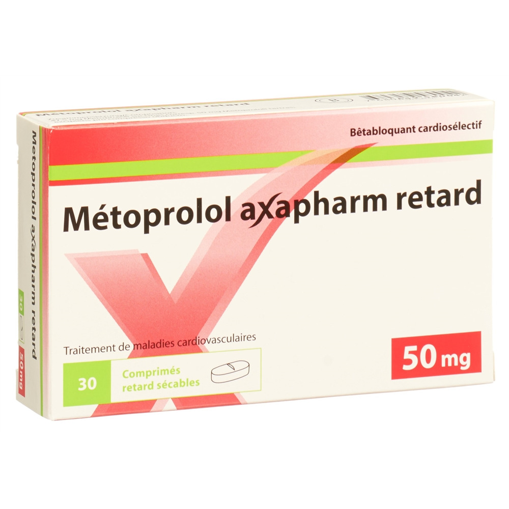 METOPROLOL Axapharm 50 mg, image 2 sur 2