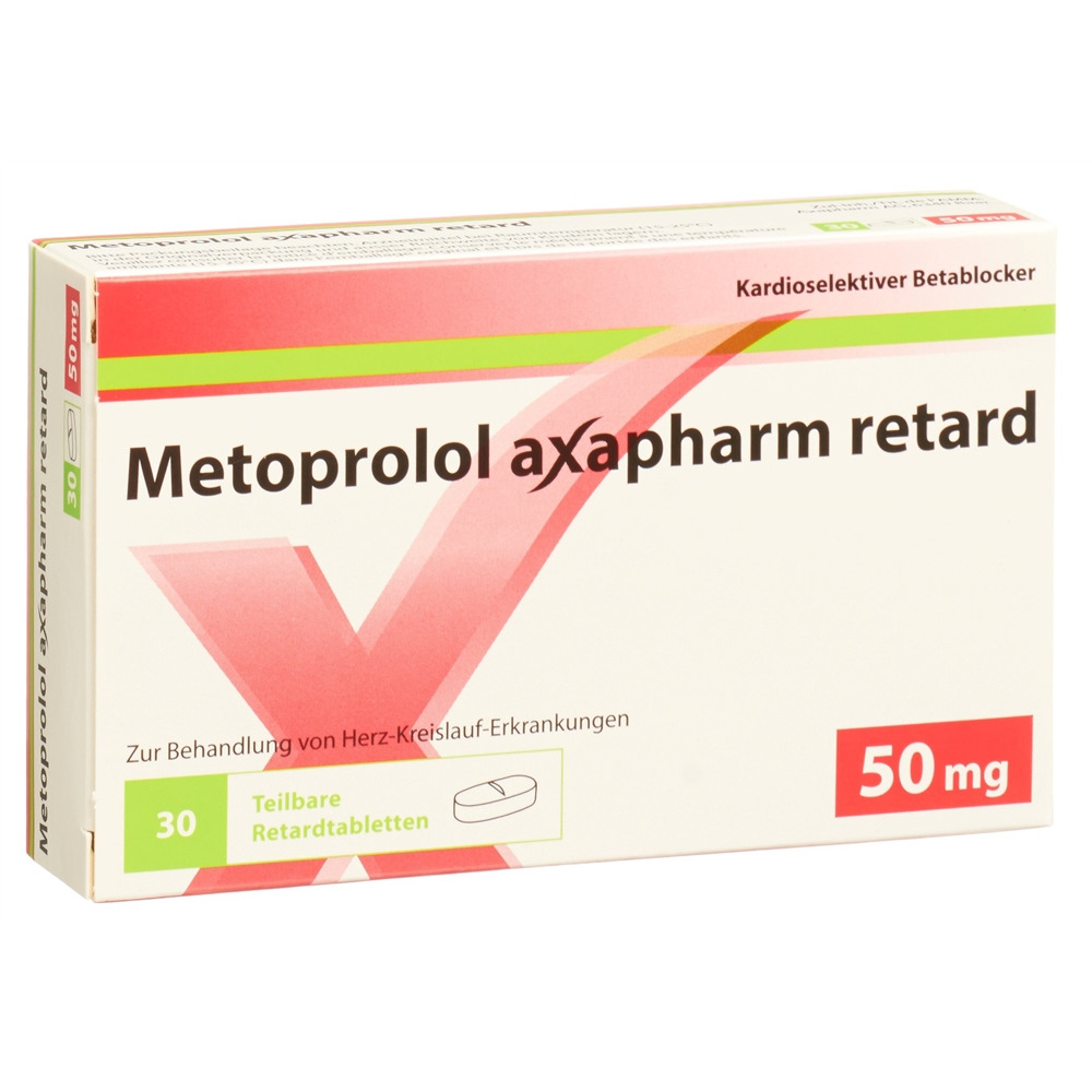 METOPROLOL Axapharm 50 mg, image principale