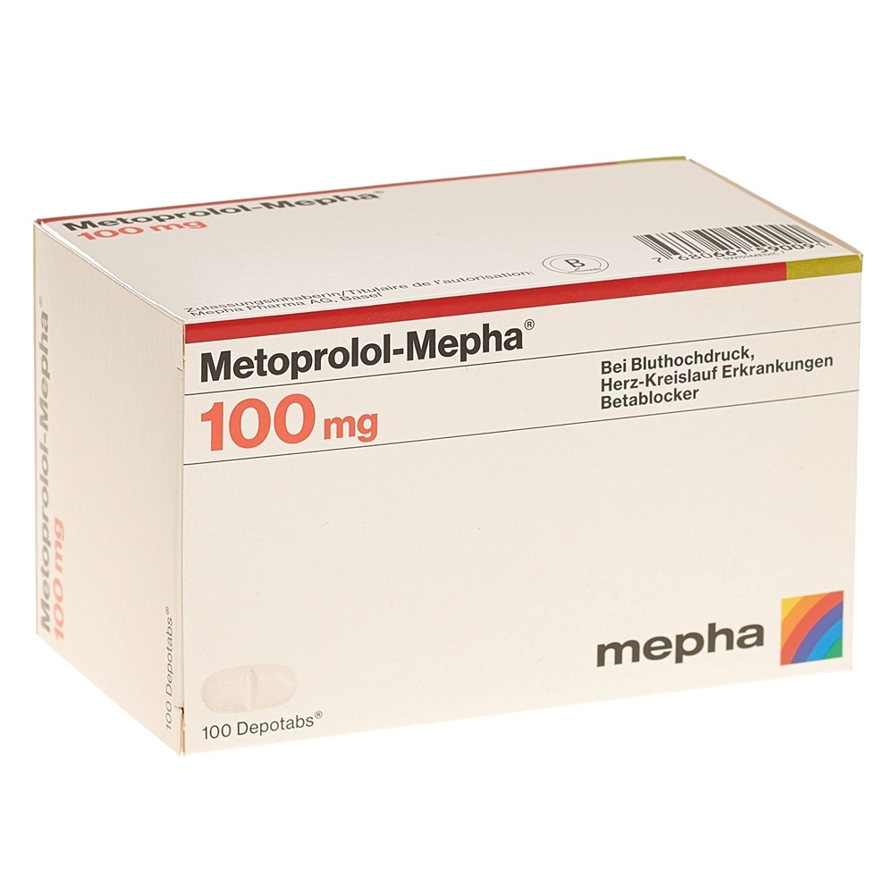 METOPROLOL Mepha 100 mg, image principale