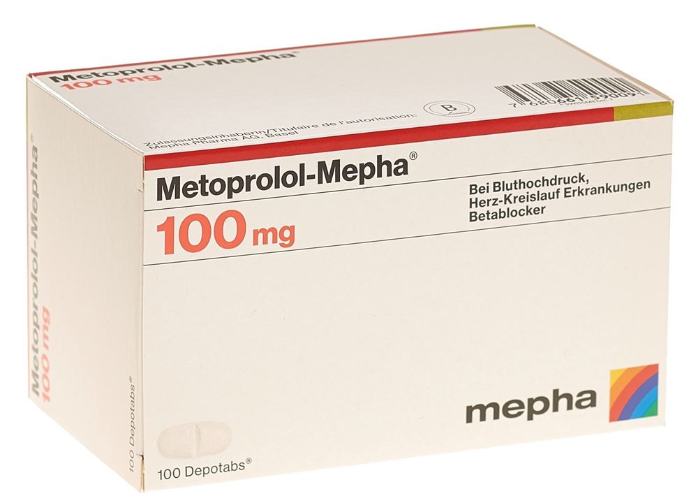 METOPROLOL Mepha 100 mg, Hauptbild
