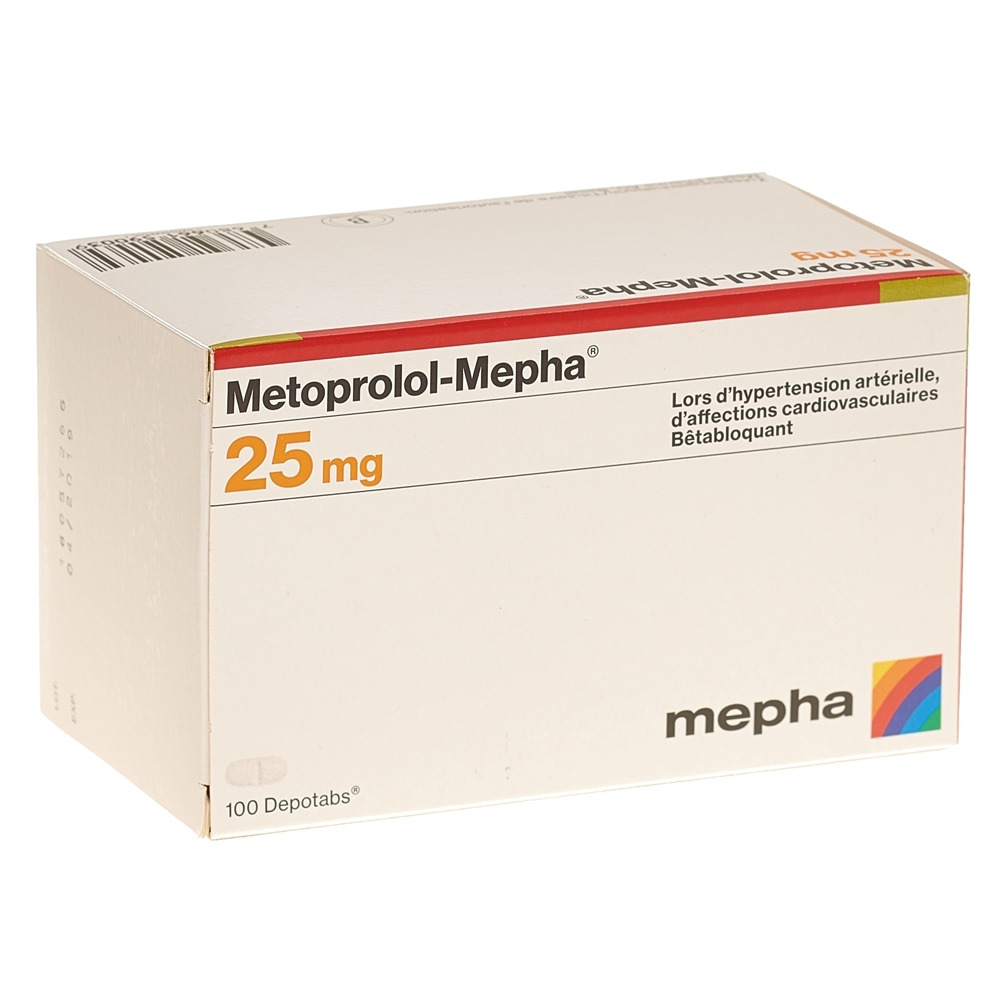 METOPROLOL Mepha 25 mg, image 2 sur 2