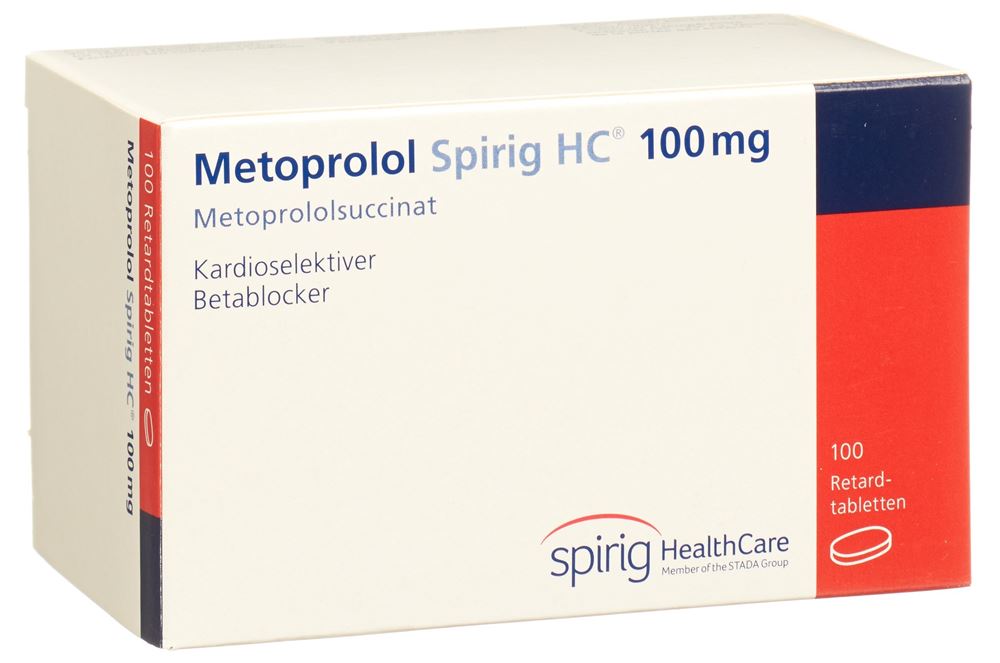 METOPROLOL Spirig HC 100 mg, image principale
