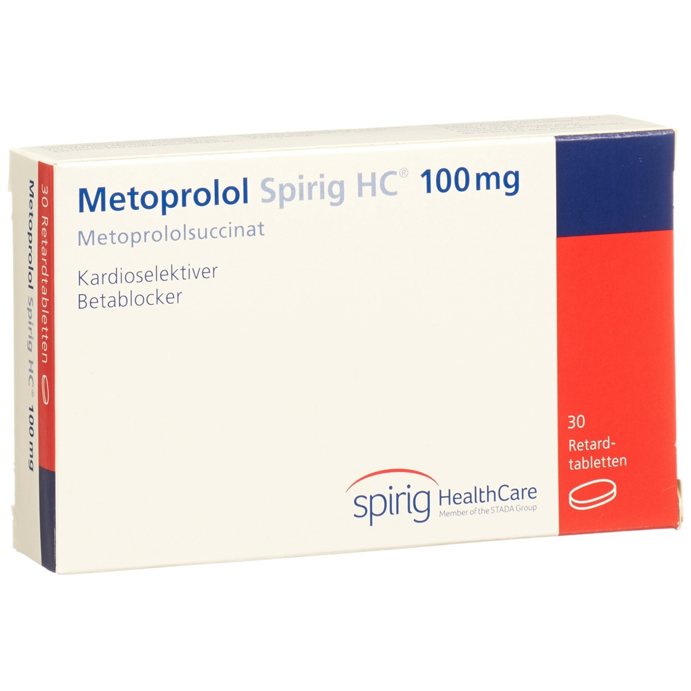 METOPROLOL Spirig HC 100 mg, image principale