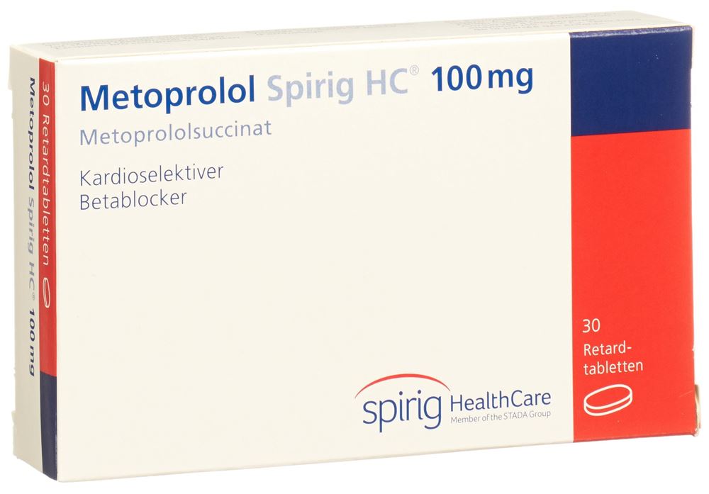 METOPROLOL Spirig HC 100 mg, image principale