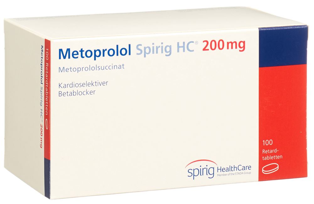 METOPROLOL Spirig HC 200 mg, image principale
