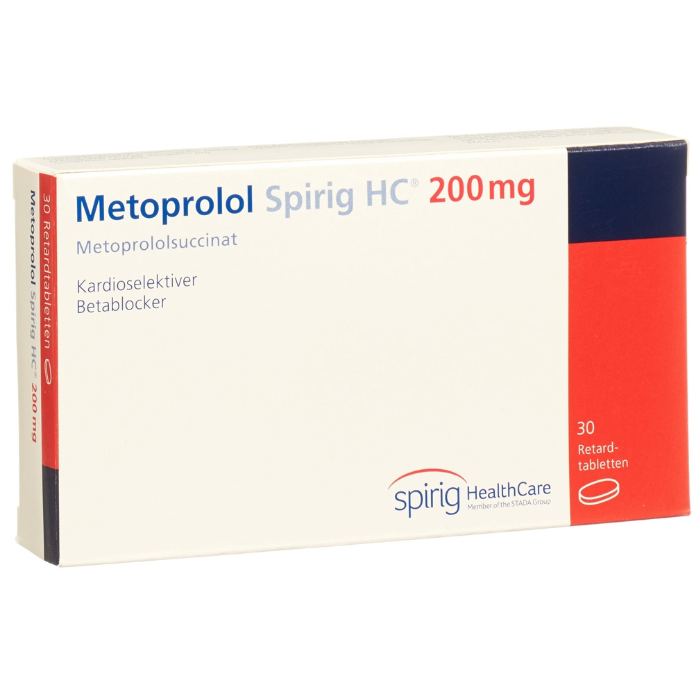 METOPROLOL Spirig HC 200 mg, image principale