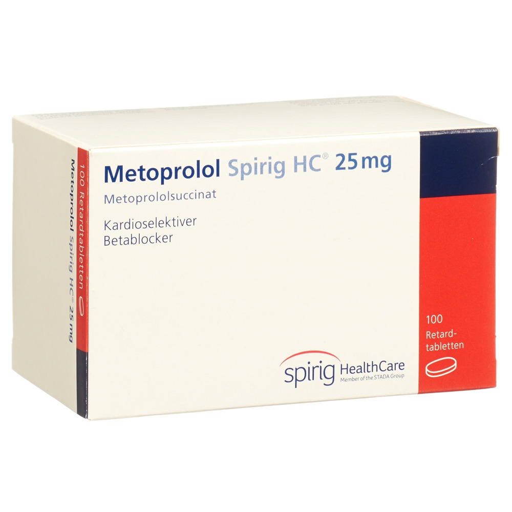 METOPROLOL Spirig HC 25 mg, image principale