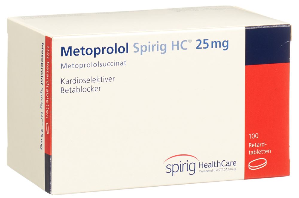 METOPROLOL Spirig HC 25 mg, image principale