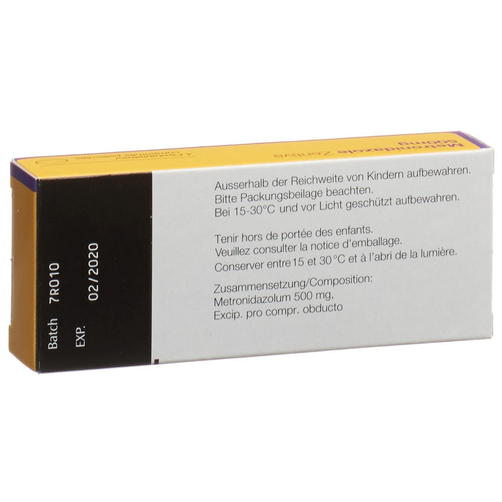 METRONIDAZOLE Tricho 500 mg, image 2 sur 2