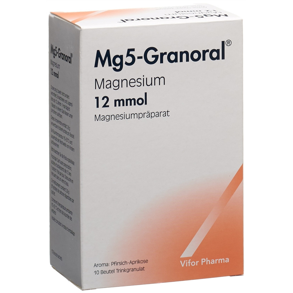 MG5-GRANORAL gran 12 mmol pêche-abricot sach 10 pce, image 2 sur 4