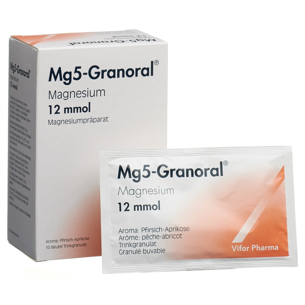 MG5-GRANORAL gran 12 mmol pêche-abricot sach 10 pce, image principale