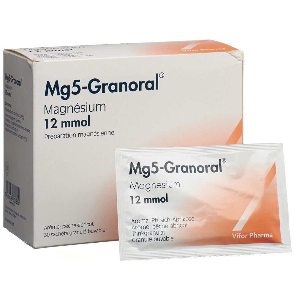 MG5-GRANORAL gran 12 mmol pêche-abricot sach 30 pce, image 3 sur 5